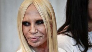 Donatella Versace - worst plastic surgeries of popular celebrities
